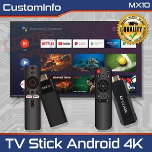 MX10 F2/F3 TV Stick 4K Android WiFi | 1GB/8GB oder 2GB/16GB | TV Box - Bild 1 von 13