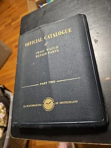 Catálogo Oficial de Repuestos de Relojeros Suizos Parte Dos Relojeros 1949 Carpeta - Imagen 1 de 3
