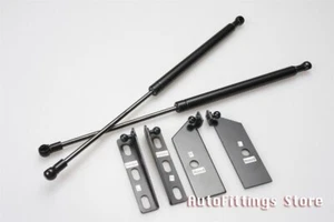 Fit NISSAN TIIDA 2004-2012 Bonnet Hood Gas Strut Lift Support Damper Kit Black - Picture 1 of 7
