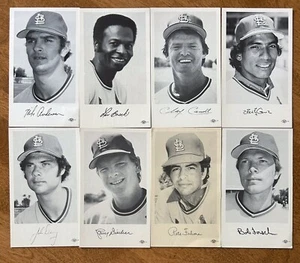(18) 1977 St. Louis Cardinals Postkarten Lou Brock, Bob Forsch, John Denny - Bild 1 von 3