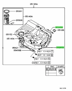 Hose, Fuel Tank For: Mitsubishi Lancer Evo 5 6 CP9A - Picture 1 of 1