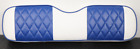 Blue Front Rear Seat Cover Diamond Stitching Club Car Precedent Golf Cart 2004+