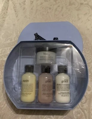 NEW philosophy 4 pc. Trial Set Hope in a Jar,Purity Amazing Grace.... - Image 1 of 4