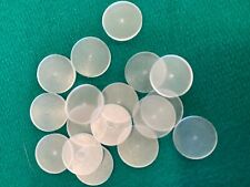 10 Clear Ferrule Pads - Acrylic 14mm Pool Cue Tip Pads