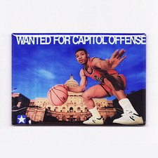 MUGSY BOGUES / CAPITOL OFFENSE - CONVERSE POSTER MAGNET (nike costacos bullets)