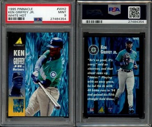 1995 Pinnacle White Hot WH2 Ken Griffey Jr. PSA 9 MINT