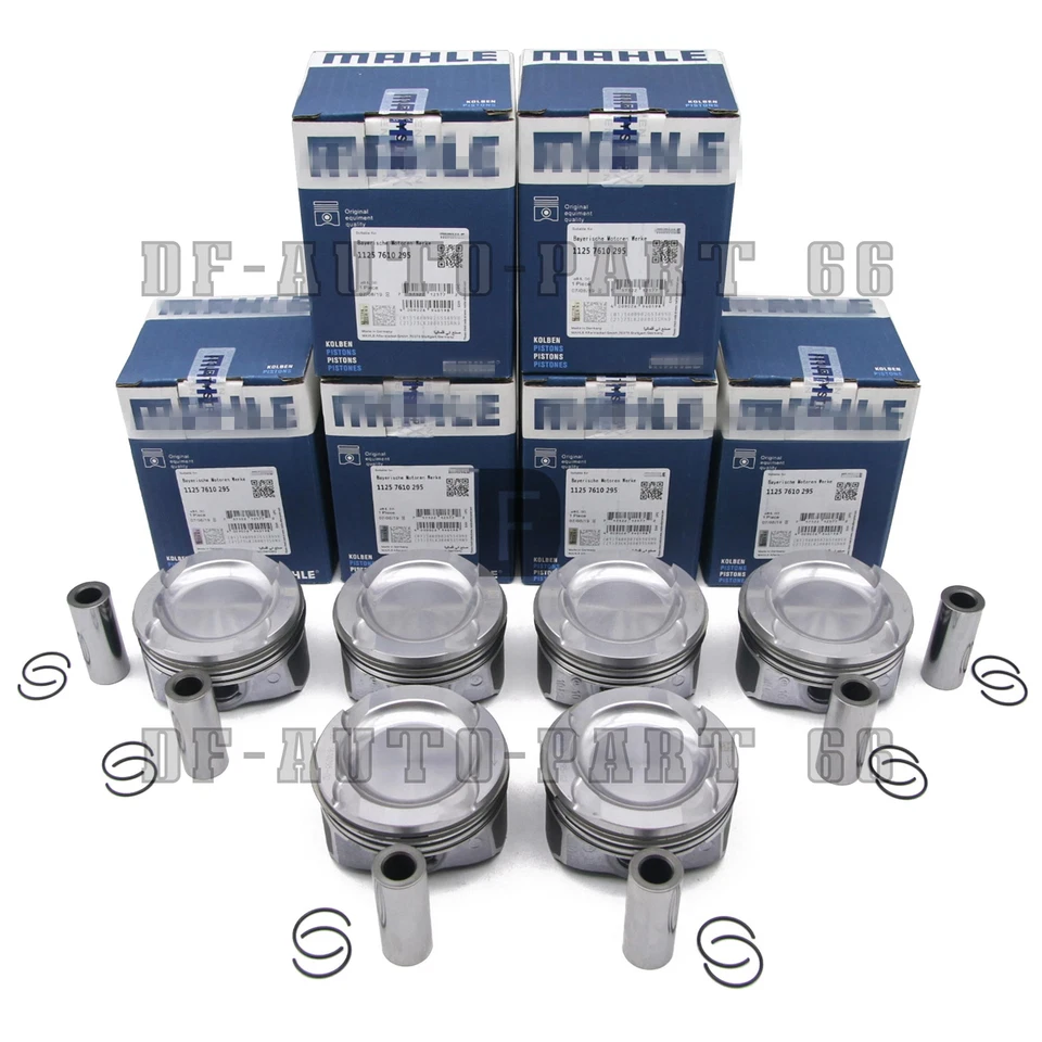 Juego de pistones MAHLE 6X 11257610295 Φ84+0,5mm para BMW N54B30 3.0 135i 335i Z4 F01 X6 Foto 1 de 4