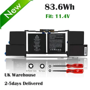 A1953 A1990 Battery for Apple MacBook Pro 15" A1990 2017 2018 2019 Year 15 inch - Afbeelding 1 van 6