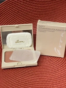 Vintage Avon Advanced Foundation Bronzing Powder-Golden Tan NOS 1990 - Picture 1 of 3