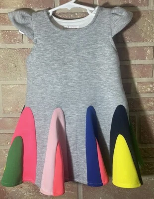 Halabaloo Girls Dress Colorful Twirl Size 2T - Image 1 of 4