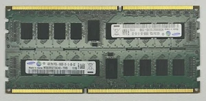 Samsung 1x 4GB DDR3-1333 RDIMM PC3-10600R Dual Rank x8 Module - Picture 1 of 2