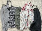 Nursing Cover Ups Lot Of Five Gray Floral Multicolored Carseat Covers Stretch