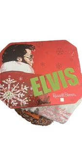 Happy Holidays Elvis Presley Vintage Russell Stover Tin -Christmas - Unique ! - Picture 1 of 4