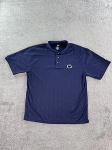 Camisa Polo Penn State Nittany Lions Para Hombres Grande Azul Jugador Profesional Espiga NCAA - Imagen 1 de 8