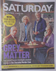 Scottish Daily Express Saturday magazine 23rd August 2025 Thursday Murder Club - Picture 1 of 1