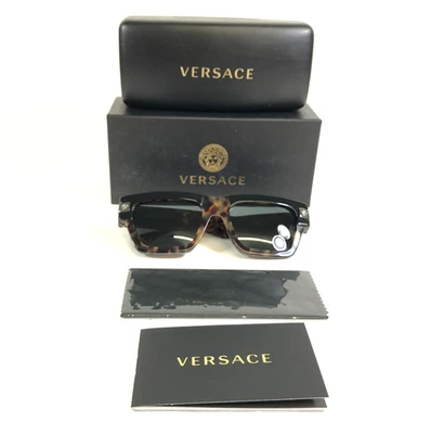 Gafas de sol Versace MOD.4464 5456/87 negro oscuro tortuga con lentes grises 55 mm Foto 1 de 4