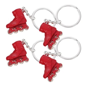 4 Pcs Cartoon Skate Keychain Student Roller Skating Keychains Quad - Imagen 1 de 12