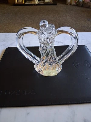 Lenox Cristal Promesas de Boda Novia Novio Pastel Topper 5x5.5 Pulgadas Foto 1 de 4