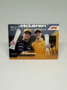 2023 Topps Now Formula 1 F1 McLaren F1 Team Double Podium 052 Lando & Oscar - Picture 1 of 2