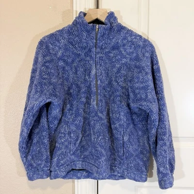 Chaqueta suéter vintage años 90 Patagonia Glissade Kimono pelo profundo polar media cremallera Foto 1 de 4