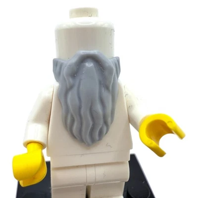 LEGO® 1x Bart grau Zubehör für Minifiguren 10052 original LEGO Beard Custom