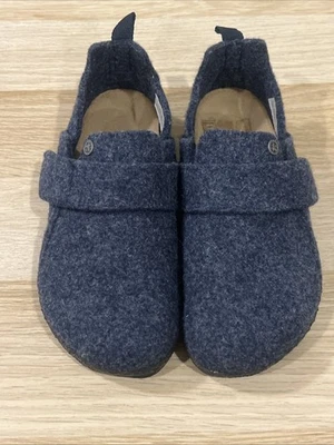 Birkenstock Zermatt Zapatos de Fieltro de Lana Azul Damas Talla 3 O 5 Euro 34 NUEVO Foto 1 de 4