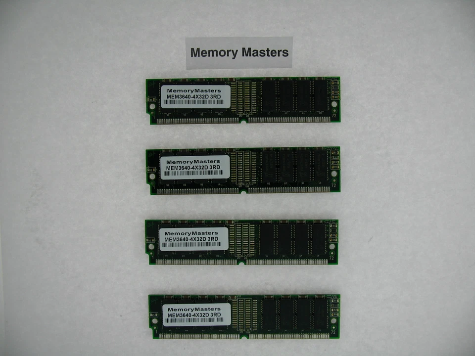 MEM3640-4X32D 128MB 4x32MB Memory for Cisco 3640 - Image 1 of 1