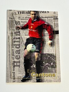 ERIC CANTONA MANCHESTER UNITED HEADLINES CARD 1997 FUTERA 263 of 3950