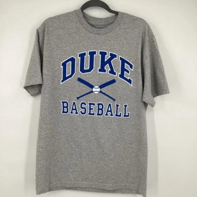 Mens Duke Blue Devils Baseball short sleeved Tee Gray/blue/white large - Image 1 of 4