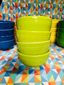 NUEVO Juego 4 CUENCOS BISTRÓ FIESTA Pequeños Hierba de Limón Verde FIESTAWARE 22 OZ Envío Gratis - Imagen 1 de 3
