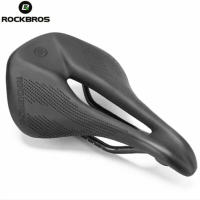 ROCKBROS 150g Cycling Cushion Bike Seat Lightweight Carbon Fiber Bicycle Saddle - Image 1 of 4