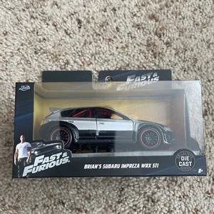 Jada Fast & Furious Brian's Subaru Impreza WRX Sti 1:32 Silver Black - Picture 1 of 2