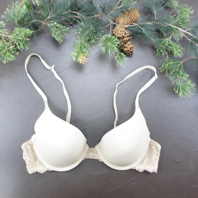 Sujetador So Talla 36A Tostado Acolchado Con Aros Cierre Ajustable Espalda Foto 1 de 4