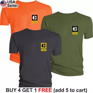Caterpillar Retro Logo T-Shirt CAT Old Equipment Bulldozer Construction BCA13 - Picture 1 of 20