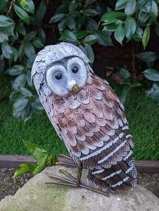 Metal Owl Statue, Owl Yard Art, Owl Home Decor, Owl Decoration for Home - Picture 1 of 12