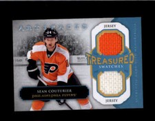 SEAN COUTURIER 2013/14 UPPER DECK ARTIFACTS DUAL USED WORN JERSEY BD5130