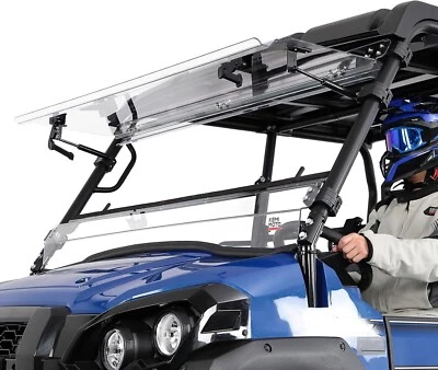 KEMIMOTO For Kawasaki Mule Pro FXT/FX/DXT/DX 3-in-1 Front Flip Vented Windshield - Image 1 of 4