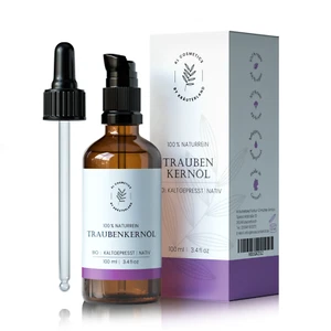 KL COSMETICS, Bio Traubenkern Hautöl, 100ml, kaltgepresst, Körper und Haarpflege - Bild 1 von 7