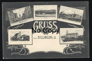 #422 AK Dillingen an der Donau Mehrbildkarte gel.19?? - Bild 1 von 2