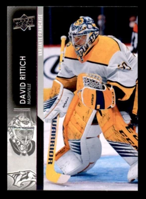 2021-22 Upper Deck French #590 David Rittich Preds SP - Image 1 of 2