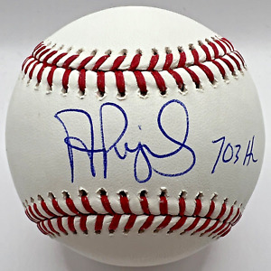 Cardinals Albert Pujols "703 HR" Signed MLB Baseball BAS Beckett Witnessed