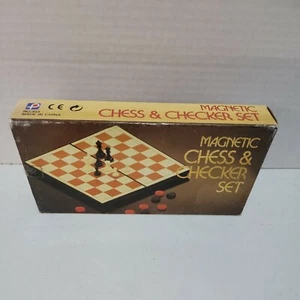 VTG Pocket Magnetic Chinese Checkers w/ Box – Camping & Travel Mini Game Set NIB - Picture 1 of 5