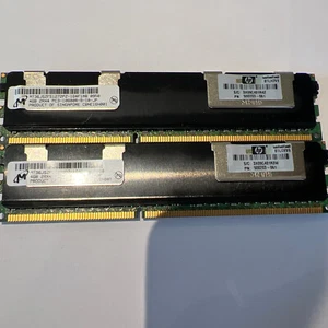 HP 500203-061 - 8Gb KIT 2 x 4GB PC3-10600R ECC Registered RAM Server Memory - Picture 1 of 3