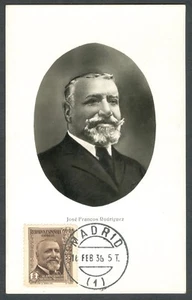 ESPAÑA - AÑO 1936 - EDIFIL 697 - TARJETA MÁXIMA - JOSÉ FRANCOS RODRÍGUEZ - Bild 1 von 2