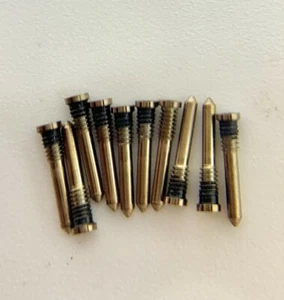 10x BOTTOM SCREWS FITS IPHONE X,XR,XS,XS MAX,11 PRO,11 PRO MAX GOLD - Picture 1 of 1