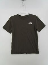 The North Face Boys L Pullover Short Sleeve Crew Neck T Shirt Olive