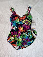 NWT Maxine By Hollywood Colorful Floral Print SZ 12