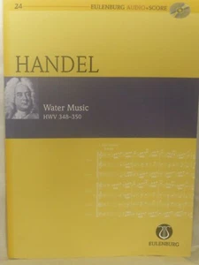 Eulenburg No.24 Audio + score Handel Water music HWV348-350 - Picture 1 of 1