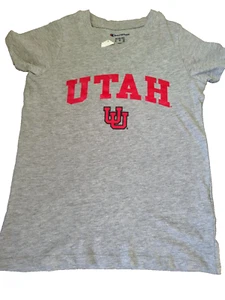 New Boys' Gray U of U University of Utah T-shirt size L 14/16 Large - Picture 1 of 4