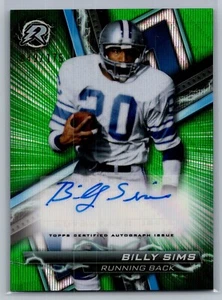 /175 2024 Topps Resurgence - Green Billy Sims #RA-BSI (AU) - Heisman - Picture 1 of 2